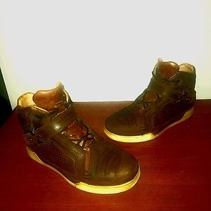 Icon Truant Brown Leather Motorcycle Riding Boots Mens Size 10.5